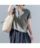 【23区/NIJYUSANKU】の【洗える】スムースデザイン フォルム カットソー カーキ系|ID: prp329100004524516 ipo3291000000032003537