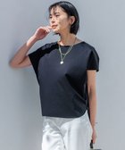 【23区/NIJYUSANKU】の【洗える】スムースデザイン フォルム カットソー ブラック系|ID: prp329100004524516 ipo3291000000032003538