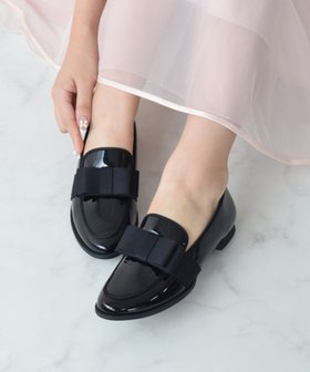 【ブリジット バーキン/Bridget Birkin】の【Bridget Birkin】グログランリボンレインローファー 人気、トレンドファッション・服の通販 founy(ファニー) ファッション Fashion レディースファッション WOMEN レイン Rain |ID:prp329100004524536