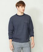 【ジョセフ アブード マウンテン/JOSEPH ABBOUD MOUNTAIN】の【SPACE/UNISEX】オーガニックコットン使用 ヴィンテージインレー Tシャツ ネイビー系|ID: prp329100004524549 ipo3291000000032003663