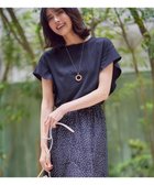 【エニィファム/any FAM】の【接触冷感/UVケア/シワになりにくい】フレアスリーブ TブラウスⅡ ブラック|ID: prp329100004524559 ipo3291000000032003697