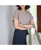 【エニィファム/any FAM】の【接触冷感/UVケア/シワになりにくい】フレアスリーブ TブラウスⅡ グレージュ|ID: prp329100004524559 ipo3291000000032003698