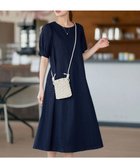 【ティアクラッセ/Tiaclasse】の【洗える】パンチングレースAラインワンピース ネイビー|ID: prp329100004524565 ipo3291000000032003731