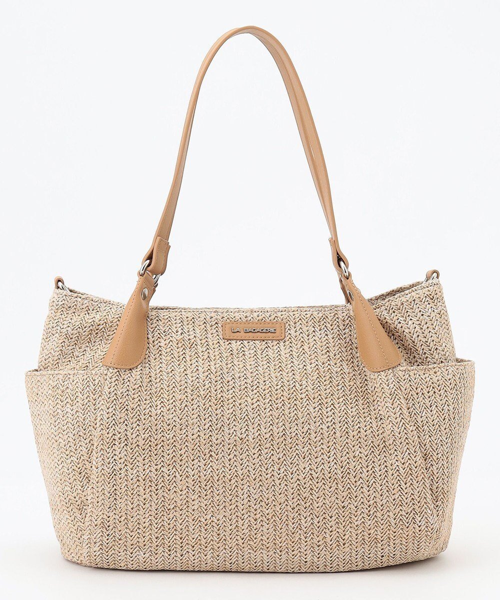 【ラ バガジェリー/LA BAGAGERIE】のつまみハンドル サマー2wayトートバッグ インテリア・キッズ・メンズ・レディースファッション・服の通販 founy(ファニー) ファッション Fashion レディースファッション Fashion for Women バッグ Bags サマー Summer, Summer Style スマート Smart, Elegant ポケット Pocket, Pocket Detail マグネット Magnet, Magnetic Closure 人気 Popular, Best Seller ベージュ|ID: prp329100004524601 ipo3291000000034876183