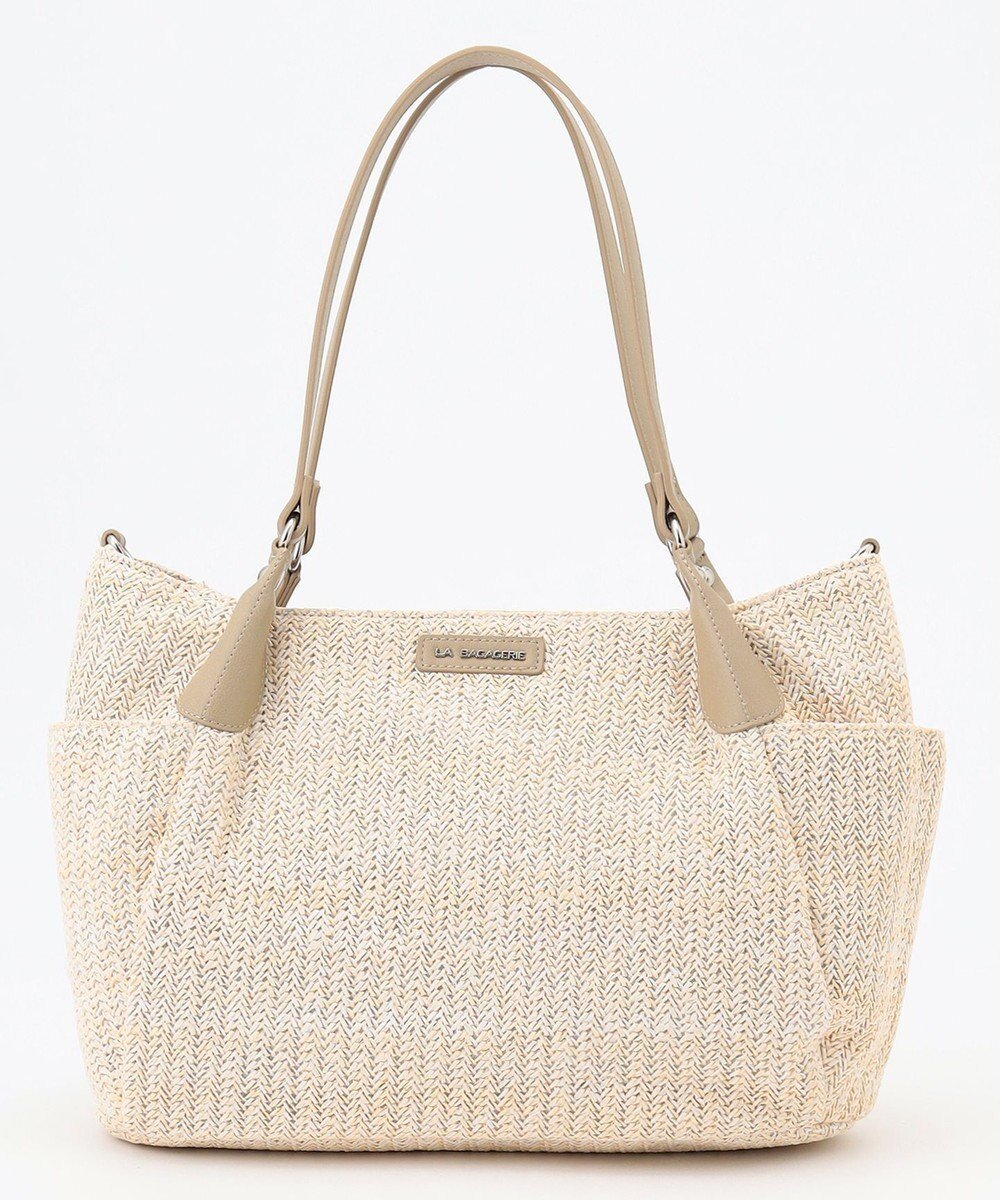 【ラ バガジェリー/LA BAGAGERIE】のつまみハンドル サマー2wayトートバッグ インテリア・キッズ・メンズ・レディースファッション・服の通販 founy(ファニー) ファッション Fashion レディースファッション Fashion for Women バッグ Bags サマー Summer, Summer Style スマート Smart, Elegant ポケット Pocket, Pocket Detail マグネット Magnet, Magnetic Closure 人気 Popular, Best Seller アイボリー|ID: prp329100004524601 ipo3291000000034876184