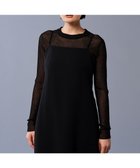 【アンクレイヴ/uncrave】の【手洗い可】シアー リブ クルーネック ニット(uncrave STANDARD) ブラック|ID: prp329100004524633 ipo3291000000032003997
