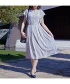 【ティアクラッセ/Tiaclasse】の【洗える】ペイズリー柄フレアスリーブワンピース ブルー|ID: prp329100004524645 ipo3291000000032004036
