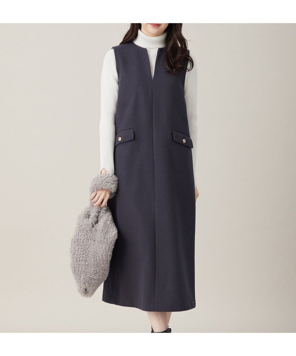 【エニィ スィス/any SiS】の【2SET】ニードルジャンパースカート × ラメリブタートルニット セット 人気、トレンドファッション・服の通販 founy(ファニー) 　ファッション　Fashion　レディースファッション　Ladies' Fashion Online　セットアップ　Setup　スカート　Skirt　インナー　Inner　ストレッチ　Stretch　スリット　Slit　セットアップ　Set Up　フィット　Fit　フラップ　Flap　ベーシック　Basic　ポケット　Pocket　リップ　Lip　リブニット　Rib Knit　A/W・秋冬　Aw・Autumn/Winter・Fw・Fall-Winter　エレガント 上品　Elegant　NEW・新作・新着・新入荷　New Arrivals　 other-1|ID: prp329100004524659 ipo3291000000032564074