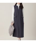 【エニィ スィス/any SiS】の【2SET】ニードルジャンパースカート × ラメリブタートルニット セット スレート×オフ|ID: prp329100004524659 ipo3291000000034364880