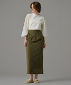 【アンクレイヴ/uncrave】の【撥水・UVカット・接触冷感】プルーフタスラン カーゴスカート(uncrave STANDARD) ライトカーキ|ID: prp329100004524677 ipo3291000000032004170