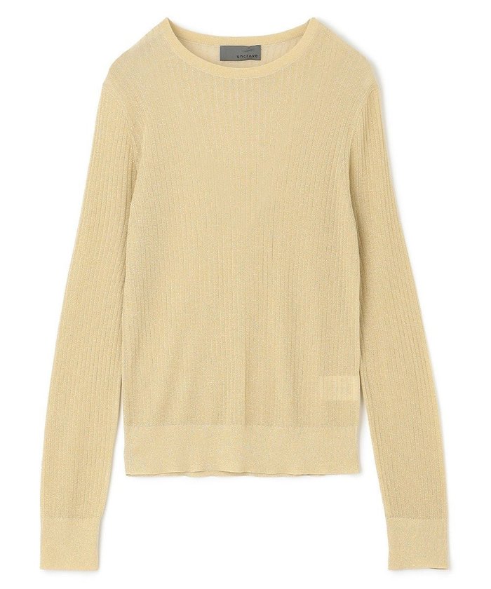 【アンクレイヴ/uncrave】の【手洗い可】ラメ シアー クルーネック ニット(uncrave STANDARD) インテリア・キッズ・メンズ・レディースファッション・服の通販 founy(ファニー) https://founy.com/ ファッション Fashion レディースファッション WOMEN トップス・カットソー Tops/Tshirt ニット Knit Tops インナー Inner カーディガン Cardigan シアー Sheer セーター Sweater ハイネック High Neck A/W・秋冬 Aw・Autumn/Winter・Fw・Fall-Winter S/S・春夏 Ss・Spring/Summer 夏 Summer エレガント 上品 Elegant |ID: prp329100004524703 ipo3291000000032004273