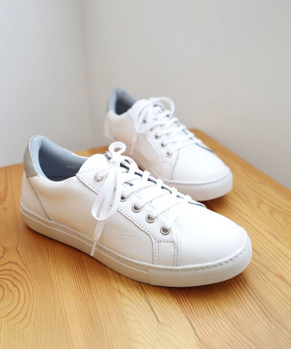 【ポインター/Pointer】の本革大人スニーカー インテリア・キッズ・メンズ・レディースファッション・服の通販 founy(ファニー) ファッション Fashion レディースファッション Fashion for Women シンプル Simple, Minimal スニーカー Sneakers, Trainers スマート Smart, Elegant エレガント 上品 Elegant 旅行 Travel ビジネス 仕事 通勤 Business / Work / Commuting ホワイト×シルバー|ID: prp329100004524709 ipo3291000000033598147