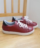 【ポインター/Pointer】の本革大人スニーカー レッド×ブラック|ID: prp329100004524709 ipo3291000000033598157