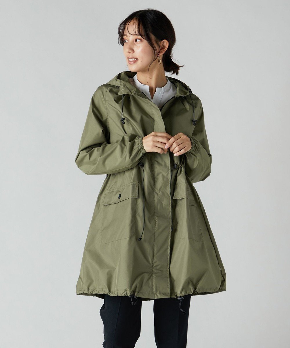 【イザック/Y'SACCS】のレインコート モッズタイプ インテリア・キッズ・メンズ・レディースファッション・服の通販 founy(ファニー) 　ファッション　Fashion　レディースファッション　Fashion for Women　アウター　Coat / Outerwear Collection　コート・ロングコート・ピーコート　Long Coats, Peacoats & More　ポンチョ・ケープコート　Ponchos & Capes　新作・新入荷　New Arrivals / New In　コンパクト　Compact, Small Size　ポンチョ　Poncho, Cape Style　ポーチ　Pouch, Small Case　モッズコート　Mods Coat, Military Parka　羽織　Haori, Light Jacket　カーキ|ID: prp329100004524718 ipo3291000000033479653