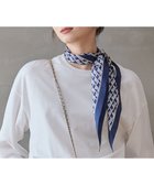 【23区/NIJYUSANKU】のRatti コラージュプリント スカーフ ブループリント|ID: prp329100004524747 ipo3291000000032004433