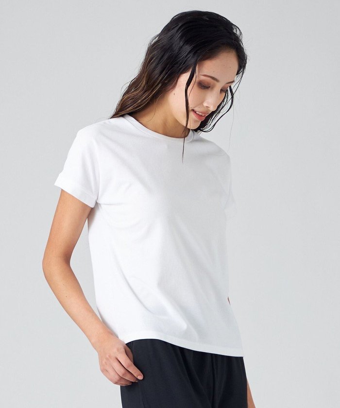 【チャコット/Chacott】のChacott BALANCE フレンチスリーブTシャツ インテリア・キッズ・メンズ・レディースファッション・服の通販 founy(ファニー) https://founy.com/ ファッション Fashion レディースファッション WOMEN トップス・カットソー Tops/Tshirt シャツ/ブラウス Shirts/Blouses ロング / Tシャツ T-Shirts インナー Inner シンプル Simple ストレッチ Stretch スリーブ Sleeve フレンチ French |ID: prp329100004524751 ipo3291000000032004442