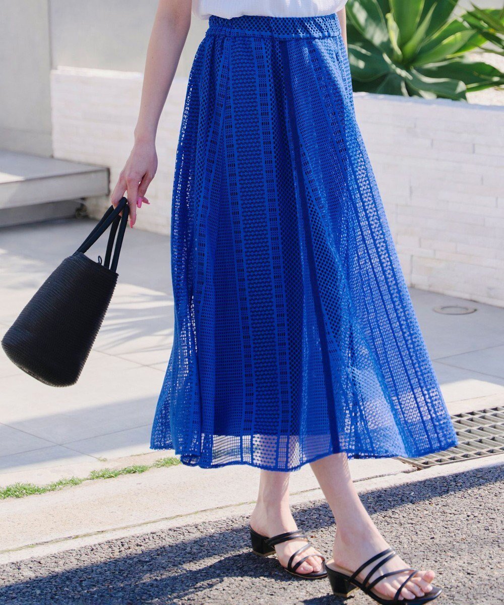 【ティアクラッセ/Tiaclasse】の【洗える】ラインレーススカート 人気、トレンドファッション・服の通販 founy(ファニー) 　ファッション　Fashion　レディースファッション　Fashion for Women　スカート　Skirts　おすすめ　Recommended / Our Picks　アクセサリー　Fashion Accessories　エアリー　Airy Texture　カーディガン　Cardigan, Knitwear　チュニック　Tunic, Long Top　ポケット　Pocket, Pocket Detail　レース　Lace, Lace Fabric　再入荷　Restock / Back in Stock　夏　Summer　新作・新入荷　New Arrivals / New In　春　Spring　S/S・春夏　SS, Spring/Summer, Warm Season　洗える　Machine Washable　 other-1|ID: prp329100004524763 ipo3291000000032588126