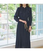 【フェルゥ/Feroux】の【洗える】プリーツ ワンピース ネイビー系(無地)|ID: prp329100004524804 ipo3291000000032665461