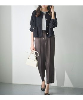 【エニィ スィス/any SiS】の【洗える】サテンドロストイージー パンツ 人気、トレンドファッション・服の通販 founy(ファニー) ファッション Fashion レディースファッション WOMEN パンツ Pants フィット Fit リラックス Relax エレガント 上品 Elegant 洗える Washable A/W・秋冬 Aw・Autumn/Winter・Fw・Fall-Winter |ID:prp329100004524833