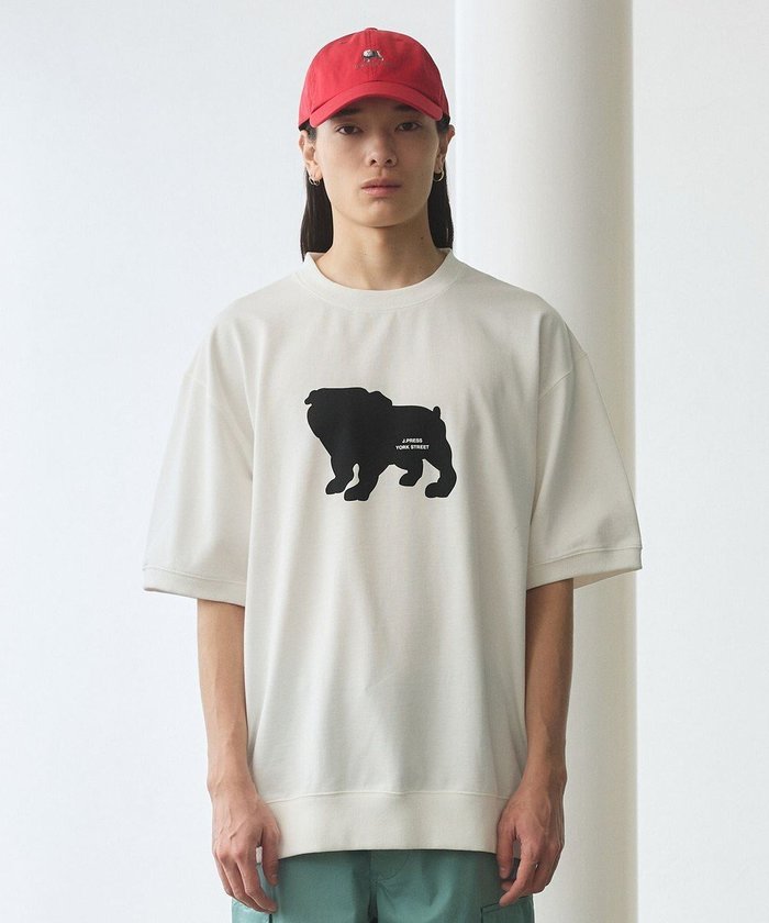 【ジェイプレスヨークストリート/J.PRESS YORK STREET】の【UNISEX】ブルドックプリントリブ Tシャツ インテリア・キッズ・メンズ・レディースファッション・服の通販 founy(ファニー) https://founy.com/ ファッション Fashion レディースファッション Ladies' Fashion Online トップス・カットソー Tops/Tshirt シャツ/ブラウス Shirts/Blouses ロング / Tシャツ T-Shirts カットソー Cut and Sewn ユニセックス Unisex カットソー Cut And Sew プリント Print 夏 Summer 春 Spring S/S・春夏 Ss・Spring/Summer |ID: prp329100004524840 ipo3291000000032685903