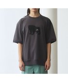 【ジェイプレスヨークストリート/J.PRESS YORK STREET】の【UNISEX】ブルドックプリントリブ Tシャツ グレー系|ID: prp329100004524840 ipo3291000000032685905
