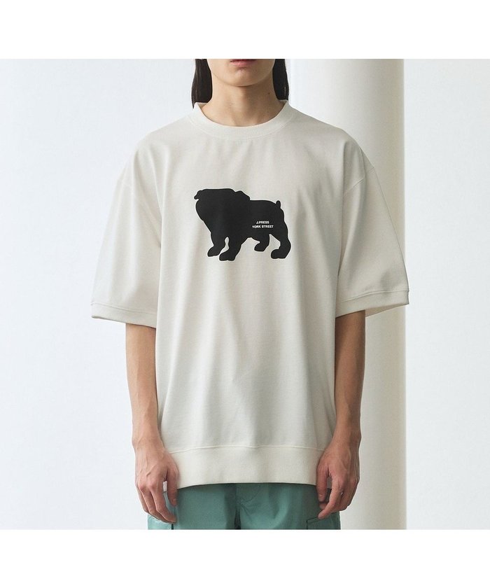 【ジェイプレスヨークストリート/J.PRESS YORK STREET】の【UNISEX】ブルドックプリントリブ Tシャツ インテリア・キッズ・メンズ・レディースファッション・服の通販 founy(ファニー) https://founy.com/ ファッション Fashion レディースファッション Fashion for Women トップス・カットソー Cut & Sew Tops シャツ・ブラウス・オフィスカジュアル Elegant Blouses & Button-Ups ロングTシャツ・Tシャツ Longline T-Shirts & Tees カットソー・ベーシックTシャツ Cut-and-Sewn Tops / Stretch Tees & Basics ユニセックス Unisex, Genderless カットソー Cut and Sewn Top プリント Print, Printed Pattern 夏 Summer 春 Spring S/S・春夏 SS, Spring/Summer, Warm Season |ID: prp329100004524840 ipo3291000000032757579
