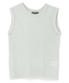 【アンクレイヴ/uncrave】の【手洗い可】シアー リブ ノースリーブ ニット(uncrave STANDARD) ライトセージ|ID: prp329100004524856 ipo3291000000032004897