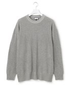 【ジェイプレスヨークストリート/J.PRESS YORK STREET】の【UNISEX】デニムルッククルーネックニット ライトグレー系|ID: prp329100004524862 ipo3291000000032004944