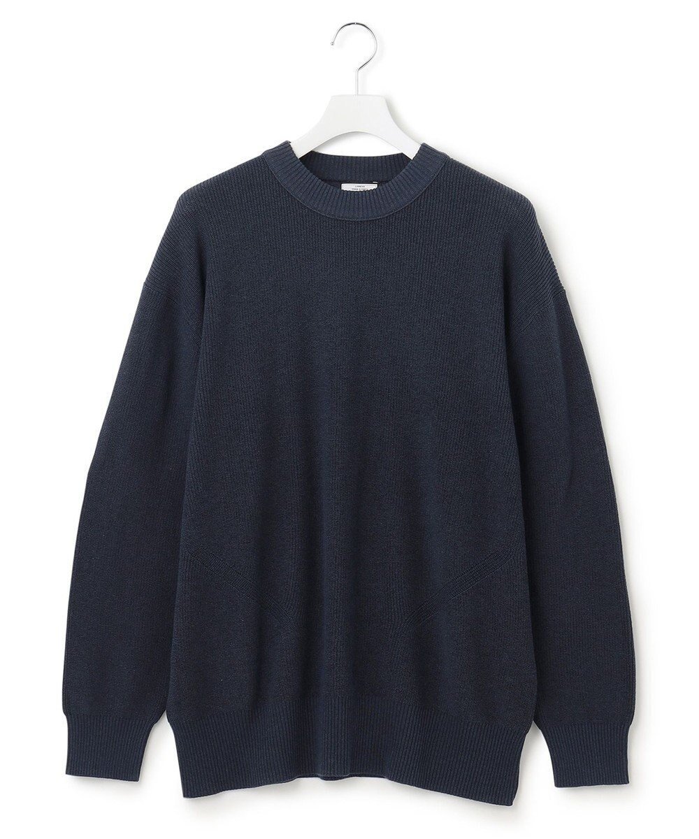 【ジェイプレスヨークストリート/J.PRESS YORK STREET】の【UNISEX】デニムルッククルーネックニット インテリア・キッズ・メンズ・レディースファッション・服の通販 founy(ファニー) 　ファッション　Fashion　レディースファッション　WOMEN　トップス・カットソー　Tops/Tshirt　ニット　Knit Tops　ユニセックス　Unisex　インナー　Inner　スマート　Smart　セーター　Sweater　デニム　Denim　夏　Summer　春　Spring　S/S・春夏　Ss・Spring/Summer　ネイビー系|ID: prp329100004524862 ipo3291000000032004946