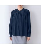 【イェッカ ヴェッカ/YECCA VECCA】のギャザーブラウス Navy|ID: prp329100004524900 ipo3291000000032005114