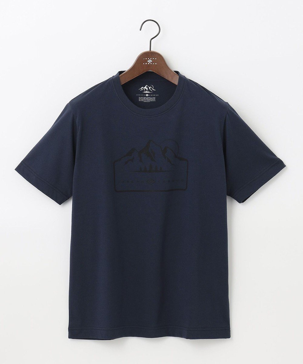 【ジョセフ アブード マウンテン/JOSEPH ABBOUD MOUNTAIN】の【UNISEX】サスティナブル オーガニックコットンTシャツ インテリア・キッズ・メンズ・レディースファッション・服の通販 founy(ファニー) 　ファッション　Fashion　レディースファッション　WOMEN　トップス・カットソー　Tops/Tshirt　シャツ/ブラウス　Shirts/Blouses　ロング / Tシャツ　T-Shirts　カットソー　Cut and Sewn　ユニセックス　Unisex　おすすめ　Recommend　カットソー　Cut And Sew　フロント　Front　プリント　Print　ワンポイント　One Point　夏　Summer　春　Spring　S/S・春夏　Ss・Spring/Summer　ネイビー系|ID: prp329100004524903 ipo3291000000032005127