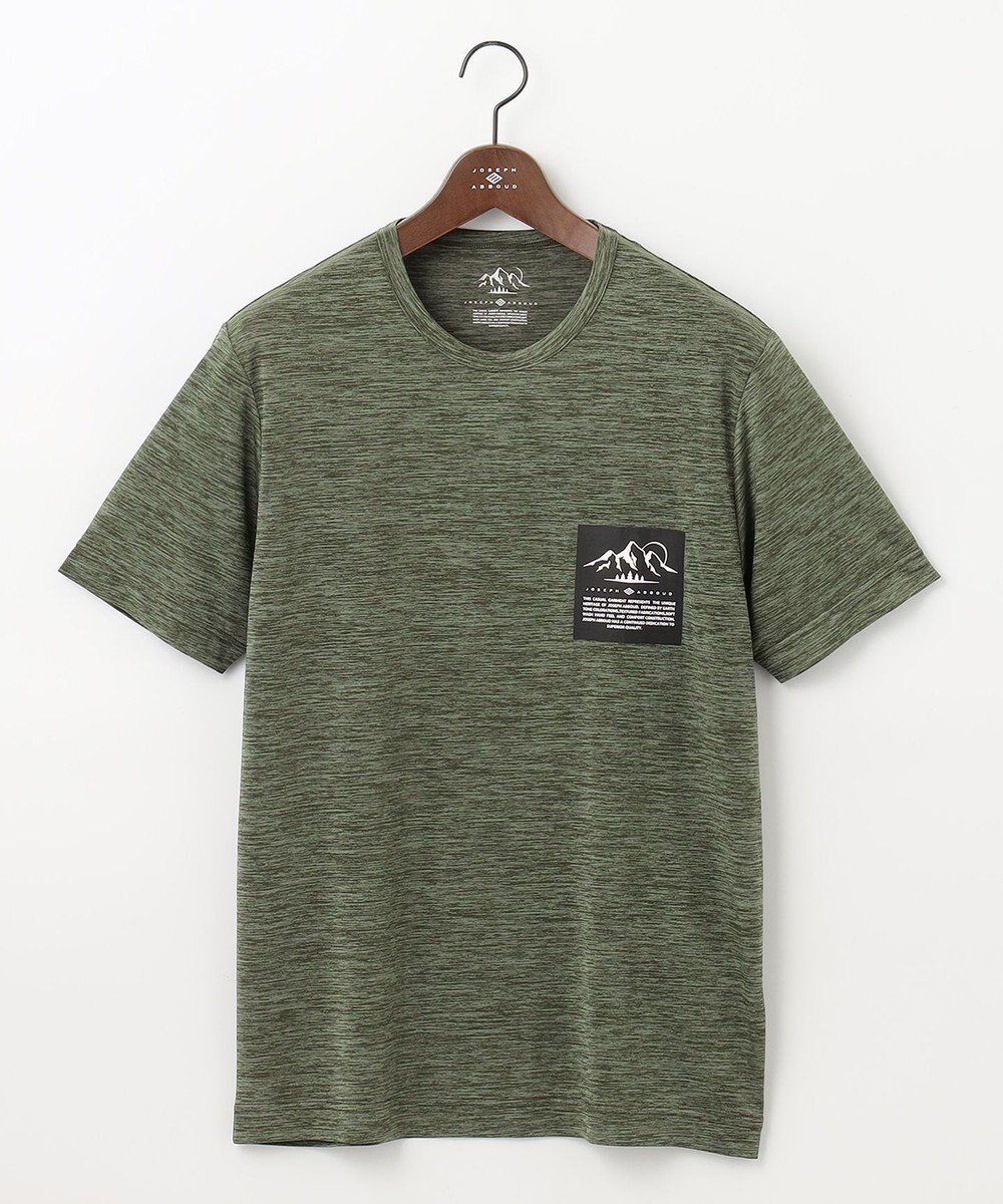 【ジョセフ アブード マウンテン/JOSEPH ABBOUD MOUNTAIN】の【UNISEX】接触冷感 クールスキンガードTシャツ インテリア・キッズ・メンズ・レディースファッション・服の通販 founy(ファニー) 　ファッション　Fashion　レディースファッション　WOMEN　トップス・カットソー　Tops/Tshirt　シャツ/ブラウス　Shirts/Blouses　ロング / Tシャツ　T-Shirts　カットソー　Cut and Sewn　ユニセックス　Unisex　カットソー　Cut And Sew　ストレッチ　Stretch　メランジ　Melange　レギュラー　Regular　夏　Summer　春　Spring　S/S・春夏　Ss・Spring/Summer　軽量　Lightweight　カーキ系|ID: prp329100004524905 ipo3291000000032005138