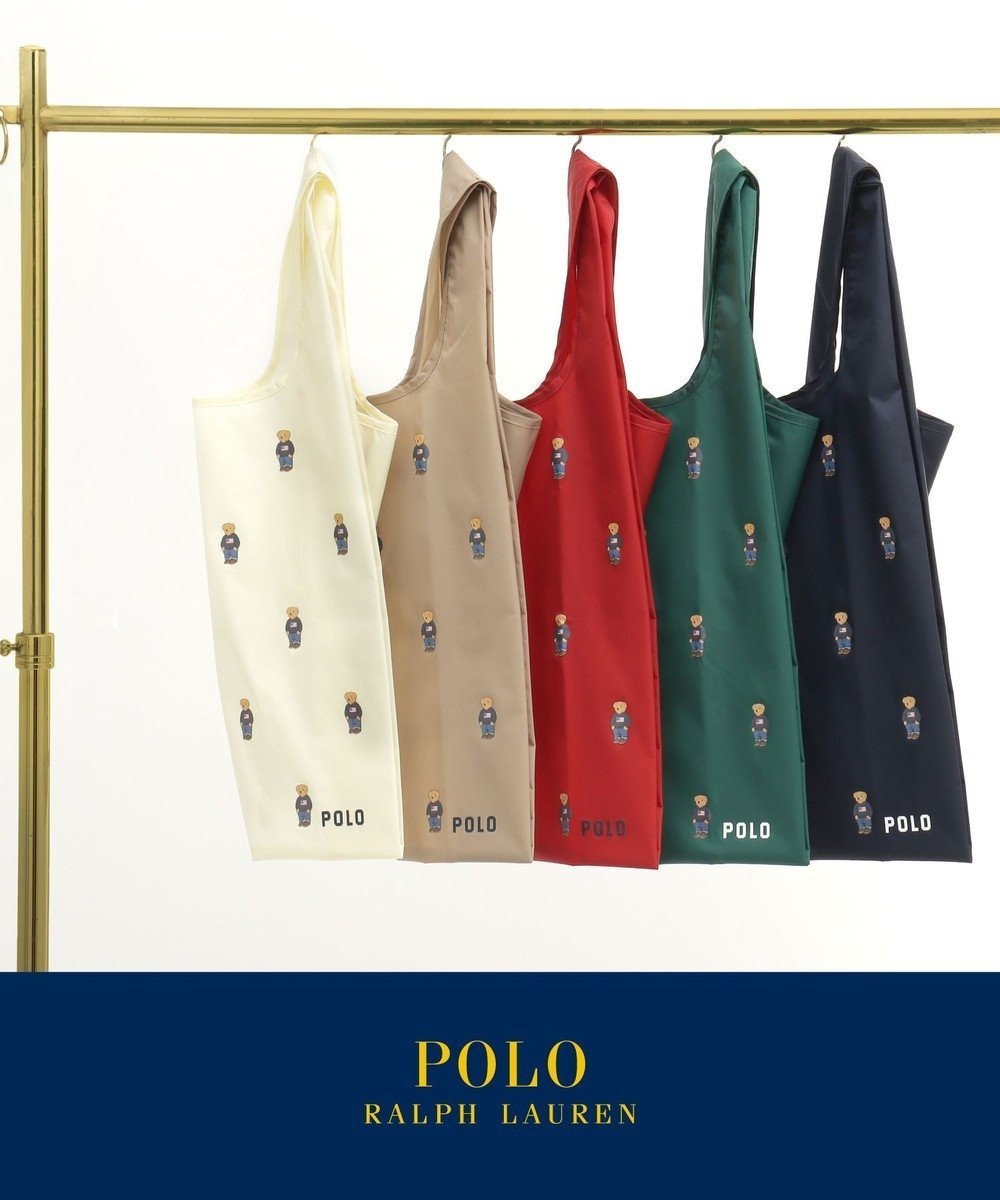 【ムーンバット/MOONBAT】のPOLO RALPH LAUREN ベルト付きレインバッグ ポロベア総柄/撥水 透湿 インテリア・キッズ・メンズ・レディースファッション・服の通販 founy(ファニー) 　ファッション　Fashion　レディースファッション　Ladies' Fashion Online　ベルト　Belts　アイビー　Ivy　ストライプ　Stripe　ニューヨーク　New York　プリント　Print　オフホワイト|ID: prp329100004524933 ipo3291000000032618054