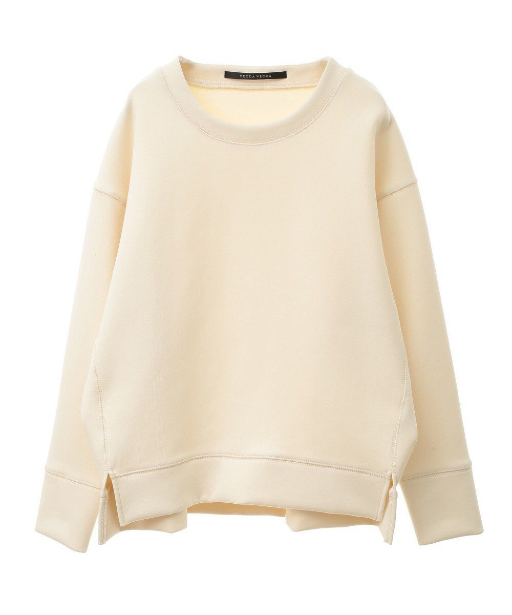 【イェッカ ヴェッカ/YECCA VECCA】のダンボールプルオーバー インテリア・キッズ・メンズ・レディースファッション・服の通販 founy(ファニー) 　ファッション　Fashion　レディースファッション　WOMEN　トップス・カットソー　Tops/Tshirt　パーカ　Sweats　プルオーバー　Pullover　スウェット　Sweat　シンプル　Simple　スウェット　Sweat　スリット　Slit　スリーブ　Sleeve　フォルム　Form　ボトム　Bottom　ポケット　Pocket　ラウンド　Round　リラックス　Relax　夏　Summer　春　Spring　S/S・春夏　Ss・Spring/Summer　Ivory|ID: prp329100004524974 ipo3291000000032005460