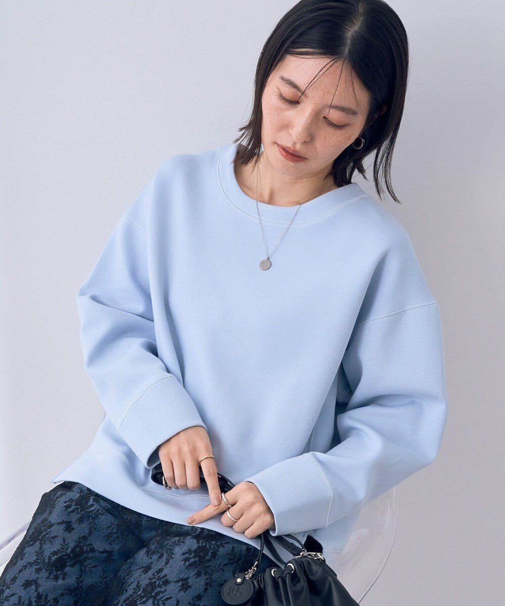 【イェッカ ヴェッカ/YECCA VECCA】のダンボールプルオーバー インテリア・キッズ・メンズ・レディースファッション・服の通販 founy(ファニー) 　ファッション　Fashion　レディースファッション　WOMEN　トップス・カットソー　Tops/Tshirt　パーカ　Sweats　プルオーバー　Pullover　スウェット　Sweat　シンプル　Simple　スウェット　Sweat　スリット　Slit　スリーブ　Sleeve　フォルム　Form　ボトム　Bottom　ポケット　Pocket　ラウンド　Round　リラックス　Relax　夏　Summer　春　Spring　S/S・春夏　Ss・Spring/Summer　Sax|ID: prp329100004524974 ipo3291000000032005461