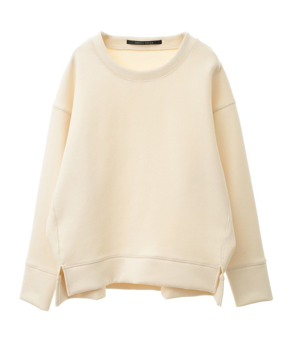 【イェッカ ヴェッカ/YECCA VECCA】のダンボールプルオーバー インテリア・キッズ・メンズ・レディースファッション・服の通販 founy(ファニー) 　ファッション　Fashion　レディースファッション　Ladies' Fashion Online　トップス・カットソー　Tops/Tshirt　パーカ　Sweats　プルオーバー　Pullover　スウェット　Sweat　シンプル　Simple　スウェット　Sweat　スリット　Slit　スリーブ　Sleeve　フォルム　Form　ボトム　Bottom　ポケット　Pocket　ラウンド　Round　リラックス　Relax　夏　Summer　春　Spring　S/S・春夏　Ss・Spring/Summer　Ivory|ID: prp329100004524974 ipo3291000000032502227