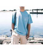 【シェアパーク/SHARE PARK / MEN】の【UVカット・吸水速乾・ストレッチ・軽量 】ポケットロゴTシャツ(L・XLサイズ) サックスブルー系|ID: prp329100004524977 ipo3291000000032005481