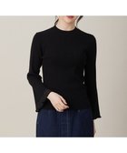 【エニィ スィス/any SiS】の【洗える】シアーディテール ニット ブラック|ID: prp329100004524999 ipo3291000000032005576