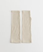 【オルクベット/ORuKuBET】のorganic cotton rib arm cover / UVカット ベージュ|ID: prp329100004525009 ipo3291000000032005611