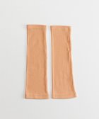 【オルクベット/ORuKuBET】のorganic cotton rib arm cover / UVカット オレンジ|ID: prp329100004525009 ipo3291000000032005614