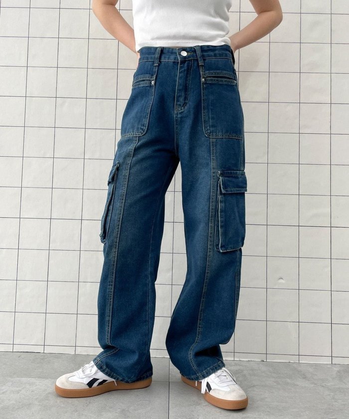 【ウィゴー/WEGO】のマルチポケットワイドカーゴパンツ インテリア・キッズ・メンズ・レディースファッション・服の通販 founy(ファニー) https://founy.com/ ファッション Fashion レディースファッション WOMEN パンツ Pants デニムパンツ Denim Pants ウォッシュ Wash 春 Spring 秋 Autumn/Fall ショート Short シンプル Simple ストレート Straight スマホ Smartphone デニム Denim トレンド Trend フロント Front ポケット Pocket リラックス Relax 楽ちん Easy ワイド Wide 冬 Winter S/S・春夏 Ss・Spring/Summer おすすめ Recommend 夏 Summer |ID: prp329100004525032 ipo3291000000032005716