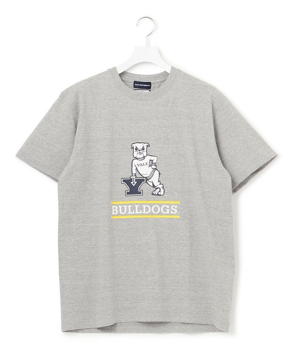 【ジェイプレスヨークストリート/J.PRESS YORK STREET】の【UNISEX】YALE × J.PRESS YORK STREET コラボTシャツ インテリア・キッズ・メンズ・レディースファッション・服の通販 founy(ファニー) 　ファッション　Fashion　レディースファッション　WOMEN　トップス・カットソー　Tops/Tshirt　シャツ/ブラウス　Shirts/Blouses　ロング / Tシャツ　T-Shirts　カットソー　Cut and Sewn　ユニセックス　Unisex　アメリカン　American　カットソー　Cut And Sew　コラボ　Collaboration　人気　Popularity　夏　Summer　春　Spring　S/S・春夏　Ss・Spring/Summer　ライトグレー系|ID: prp329100004525073 ipo3291000000032005921