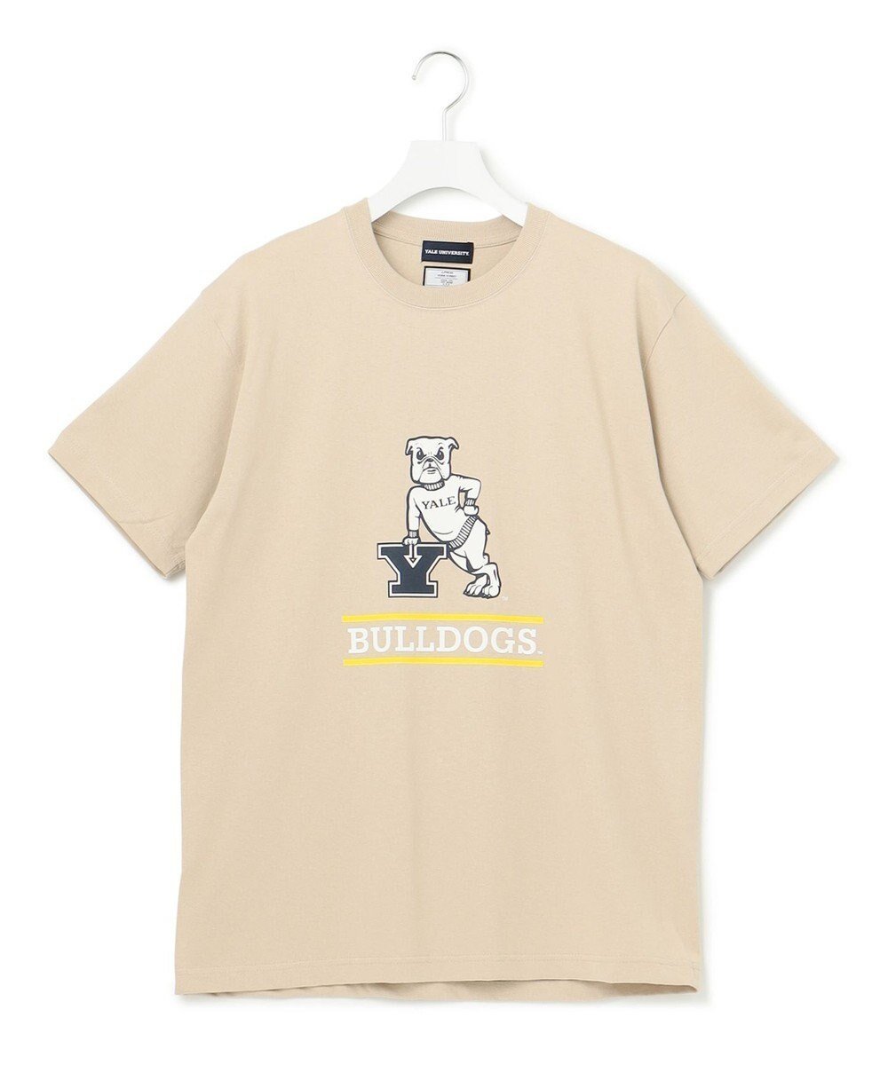 【ジェイプレスヨークストリート/J.PRESS YORK STREET】の【UNISEX】YALE × J.PRESS YORK STREET コラボTシャツ インテリア・キッズ・メンズ・レディースファッション・服の通販 founy(ファニー) 　ファッション　Fashion　レディースファッション　WOMEN　トップス・カットソー　Tops/Tshirt　シャツ/ブラウス　Shirts/Blouses　ロング / Tシャツ　T-Shirts　カットソー　Cut and Sewn　ユニセックス　Unisex　アメリカン　American　カットソー　Cut And Sew　コラボ　Collaboration　人気　Popularity　夏　Summer　春　Spring　S/S・春夏　Ss・Spring/Summer　ベージュ系|ID: prp329100004525073 ipo3291000000032005922
