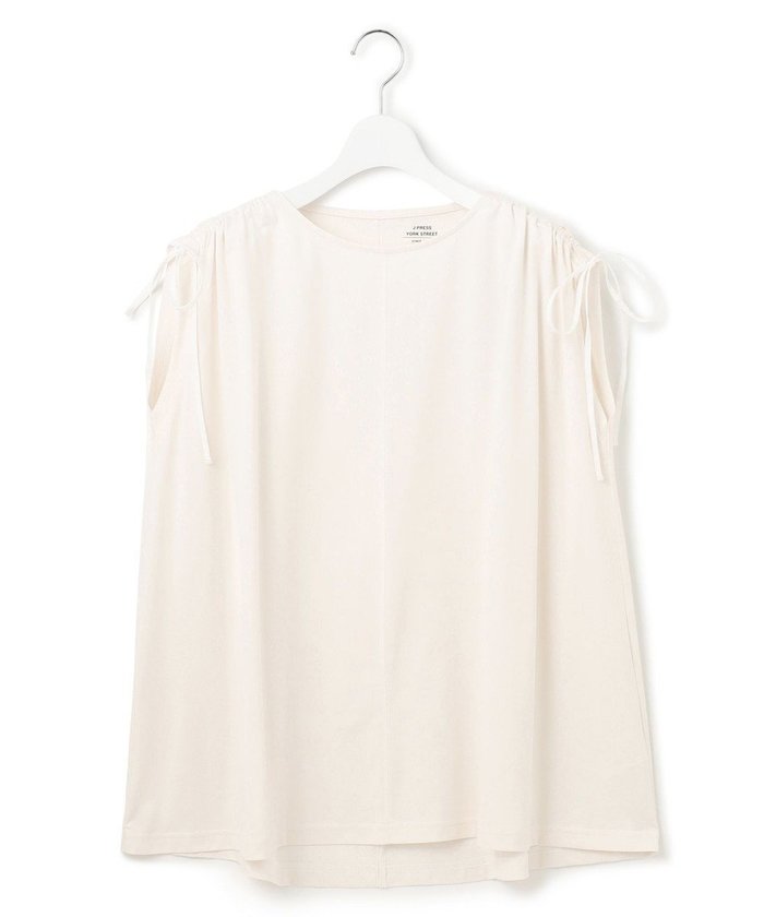 【ジェイプレスヨークストリート/J.PRESS YORK STREET】の【WOMEN】【SMOOTH JERSEY】ショルダー シャーリング プルオーバー インテリア・キッズ・メンズ・レディースファッション・服の通販 founy(ファニー) https://founy.com/ ファッション Fashion レディースファッション WOMEN トップス・カットソー Tops/Tshirt シャツ/ブラウス Shirts/Blouses ロング / Tシャツ T-Shirts プルオーバー Pullover カットソー Cut and Sewn カットソー Cut And Sew シャーリング Shirring ショルダー Shoulder タンク Tank 夏 Summer 春 Spring S/S・春夏 Ss・Spring/Summer |ID: prp329100004525103 ipo3291000000032006040