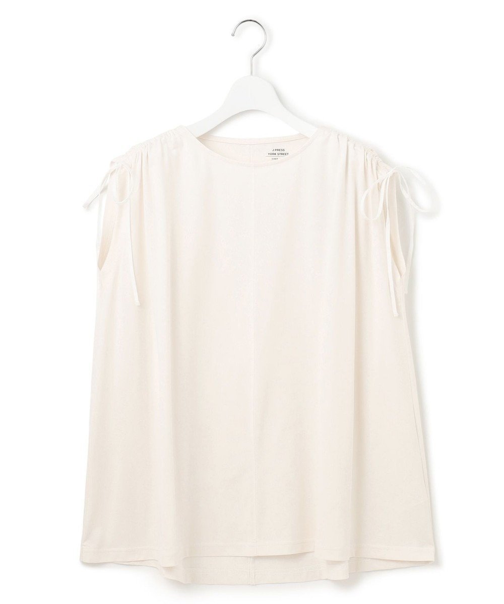 【ジェイプレスヨークストリート/J.PRESS YORK STREET】の【WOMEN】【SMOOTH JERSEY】ショルダー シャーリング プルオーバー 人気、トレンドファッション・服の通販 founy(ファニー) 　ファッション　Fashion　レディースファッション　WOMEN　トップス・カットソー　Tops/Tshirt　シャツ/ブラウス　Shirts/Blouses　ロング / Tシャツ　T-Shirts　プルオーバー　Pullover　カットソー　Cut and Sewn　カットソー　Cut And Sew　シャーリング　Shirring　ショルダー　Shoulder　タンク　Tank　夏　Summer　春　Spring　S/S・春夏　Ss・Spring/Summer　 other-1|ID: prp329100004525103 ipo3291000000032006040