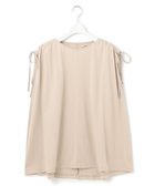 【ジェイプレスヨークストリート/J.PRESS YORK STREET】の【WOMEN】【SMOOTH JERSEY】ショルダー シャーリング プルオーバー ベージュ系|ID: prp329100004525103 ipo3291000000032006045