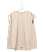 【ジェイプレスヨークストリート/J.PRESS YORK STREET】の【WOMEN】【SMOOTH JERSEY】ショルダー シャーリング プルオーバー ベージュ系|ID: prp329100004525103 ipo3291000000032565963