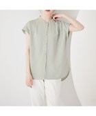 【エニィ スィス/any SiS】の【洗える】ダブルボタンフレンチスリーブ ブラウス 人気、トレンドファッション・服の通販 founy(ファニー) ファッション Fashion レディースファッション Fashion for Women トップス・カットソー Cut & Sew Tops シャツ・ブラウス・オフィスカジュアル Elegant Blouses & Button-Ups おすすめ Recommended / Our Picks なめらか Smooth, Silky Texture インナー Innerwear スタンド Stand Collar, Upright Stand フロント Front, Front Design ラウンド Round, Round Neck 夏 Summer 春 Spring S/S・春夏 SS, Spring/Summer, Warm Season 洗える Machine Washable thumbnail ミント|ID: prp329100004525107 ipo3291000000034941144