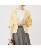 【エニィ スィス/any SiS】の【接触冷感・UVケア】ニットフーディー カーディガン ライトイエロー|ID: prp329100004525119 ipo3291000000034311855