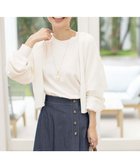 【エニィ スィス/any SiS】の【接触冷感・UVケア】ニットフーディー カーディガン オフ|ID: prp329100004525119 ipo3291000000034311856